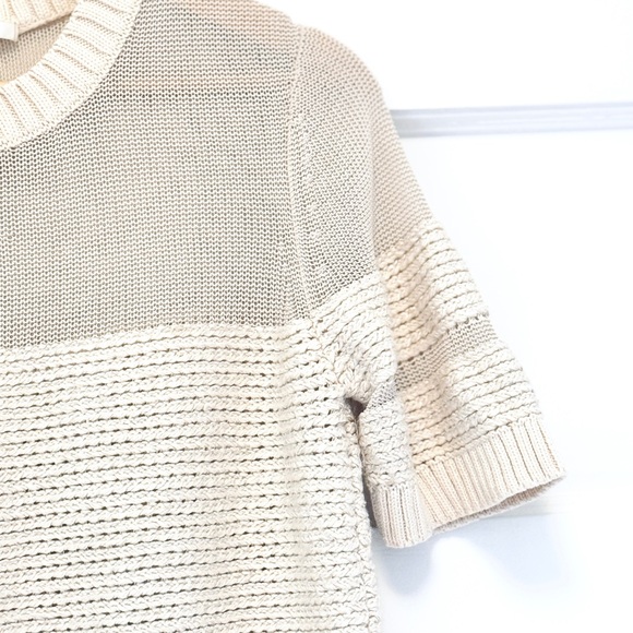 COS Knitted Short-Sleeve Textured Sweater - Picture 5 of 11